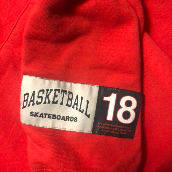 BASKETBALL SKATEBOARDS RHINESTONE HOODIE - Picture 4 of 4